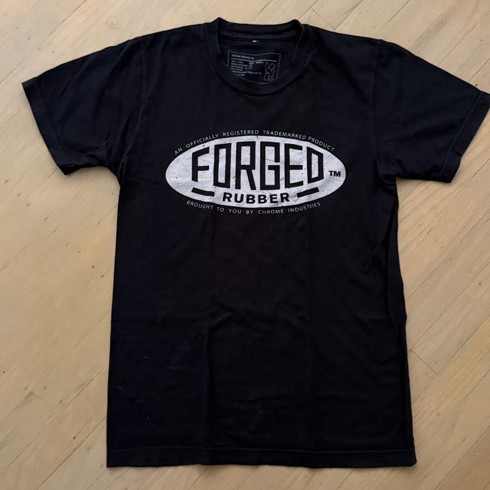 Chrome industries Forged Rubber Black T-Shirt